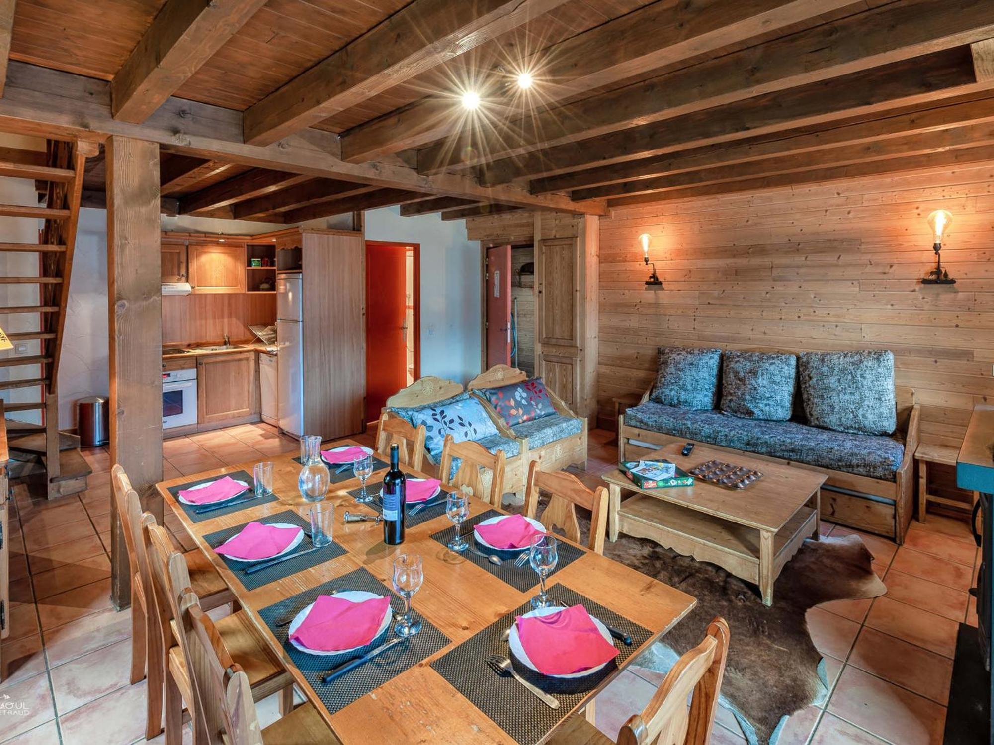 Chalet En Bois Avec 3 Chambres A Pra Loup - Fr-1-165A-47 Uvernet-Fours المظهر الخارجي الصورة